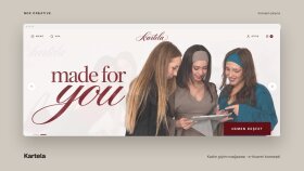Kartela - Kadın Giyim E-ticaret Sitesi Konsepti