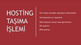 hosting taşıma işlemi yapabilirim