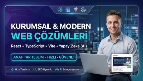 kurumsal ve modern web sitenizi anahtar teslim hazırlarım