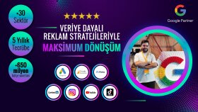 reklamlarınızı veri odaklı yönetip satışınızı büyütürüm