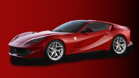 Ferrari 812 Superfast İllüstrasyon