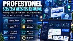 sunucu ve web sitesi kurulumunuzu yapabilirim
