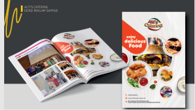 Şık, yaratıcı işinizi en iyi şekilde yansıtan broşür/katalog