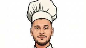 Restoran logosu için vektörel çizim