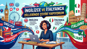 İngilizce ve İtalyanca dillerinde çeviri hizmeti verebilirim