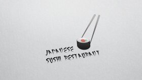 Japanese Sushi Restaurant Logo Tasarımı
