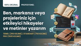 kurgusal  projeleriniz için özgün hikaye metinler hazırlarım