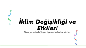 Hareketli iklim infografik sunum