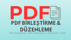  PDF dosyalarınızı düzenler, birleştirir ve dönüştürürüm