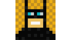 Batman Pixel Çizim 