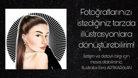 sevdiklerinizin / sizin fotoğraflarınızı illüstre edebilirim