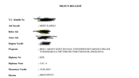 Mezun belgesi