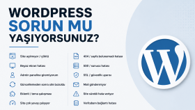 wordPress sitenizdeki sorunları ve hataları hızlıca çözerim