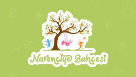NARENCİYE BAHÇESİ - Çocuk Bakım ve Oyun Evi Logo Tasarımı