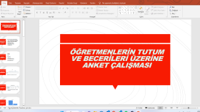 PowerPoint ile sunum hazırlarım