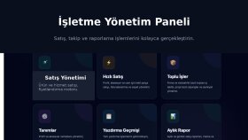 işletmeniz için özel CRM ve yönetim paneli geliştiririm