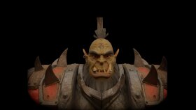 Low poly Orc Chieftein.