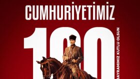 "Cumhuriyetimiz 100. Yaşında" Sosyal Medya Gönderi Çalışması