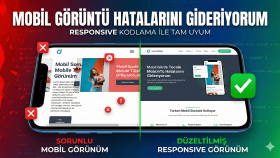 sitenizi tamamen mobil uyumlu hale getiriyorum