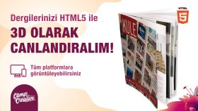 dergilerinizi 3d hale getirebilirim