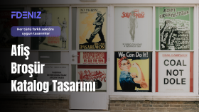 profesyonel afiş ve broşür tasarlıyorum