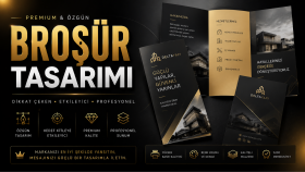 sizin için broşür tasarımları hazırlarım
