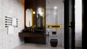 Banyo 3D Render ve Animasyon