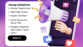size instagram ile pasif ve aktif gelir kazanmayı öğretirim