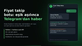 Telegram fiyat takip botu