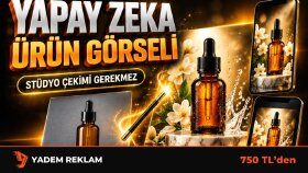 yapay zeka ile ürün ve sosyal medya görselleri hazırlarım