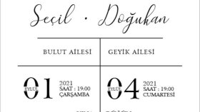 davetiyenizi büyük bir özenle hazırlayabilirim