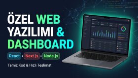 Ben, modern React, Next.js ve Node.js ile özel web yazılımı 
