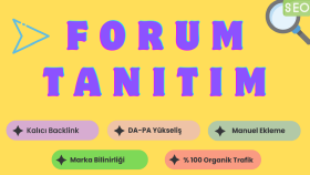forum sitelerinde tanıtımınızı yaparım