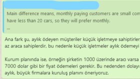 Yazılı Görüşme Çevirisi