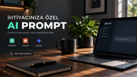 ihtiyacınıza özel yapay zeka promptları hazırlayacağım