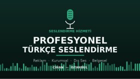 tanıtım için türkçe/i̇ngilizce seslendirme yaparım