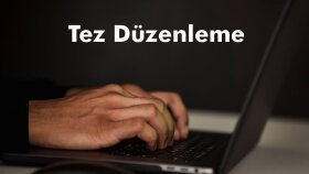 tezinizi uygun formatına göre düzenlerim