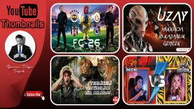 YouTube için video kapağı görseli hazırlarım