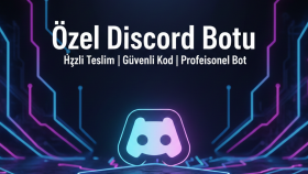 kişiye özel hızlı ve profesyonel discord botu geliştiririm