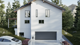 Modern İsviçre Dağ Evi