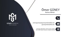 Güney Mimarlık Kartvizit Tasarımı