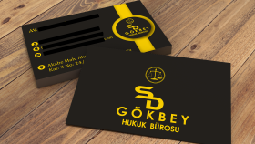 Hukuk Bürosu Kartvizit Tasarımı