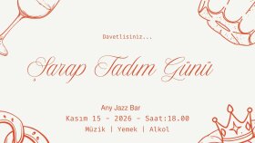 şarap tadım etkinliği davetiyesi