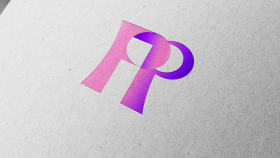 F ve P harflerinin oluşturduğu logo