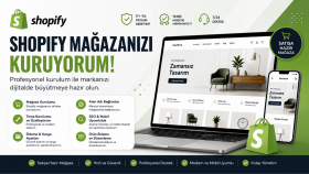 sizin için Shopify mağazası kurarım
