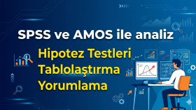 SPSS ve AMOS ile analiz yapıp anlaşılır şekilde yorumlarım