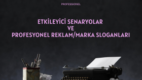 profesyonel olarak sloganlar ve senaryolar oluşturabilirim