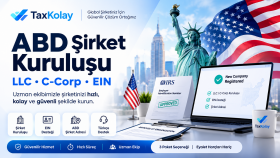 ABD şirket kuruluşu ve EIN sürecinde destek olurum