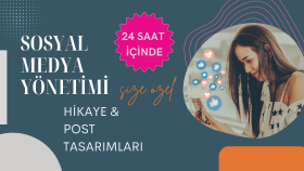 sosyal medya hesaplarınıza post, hikaye, banner tasarlarım