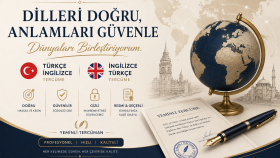 yeminli tercüman olarak İngilizce-Türkçe çeviri yapabilirim